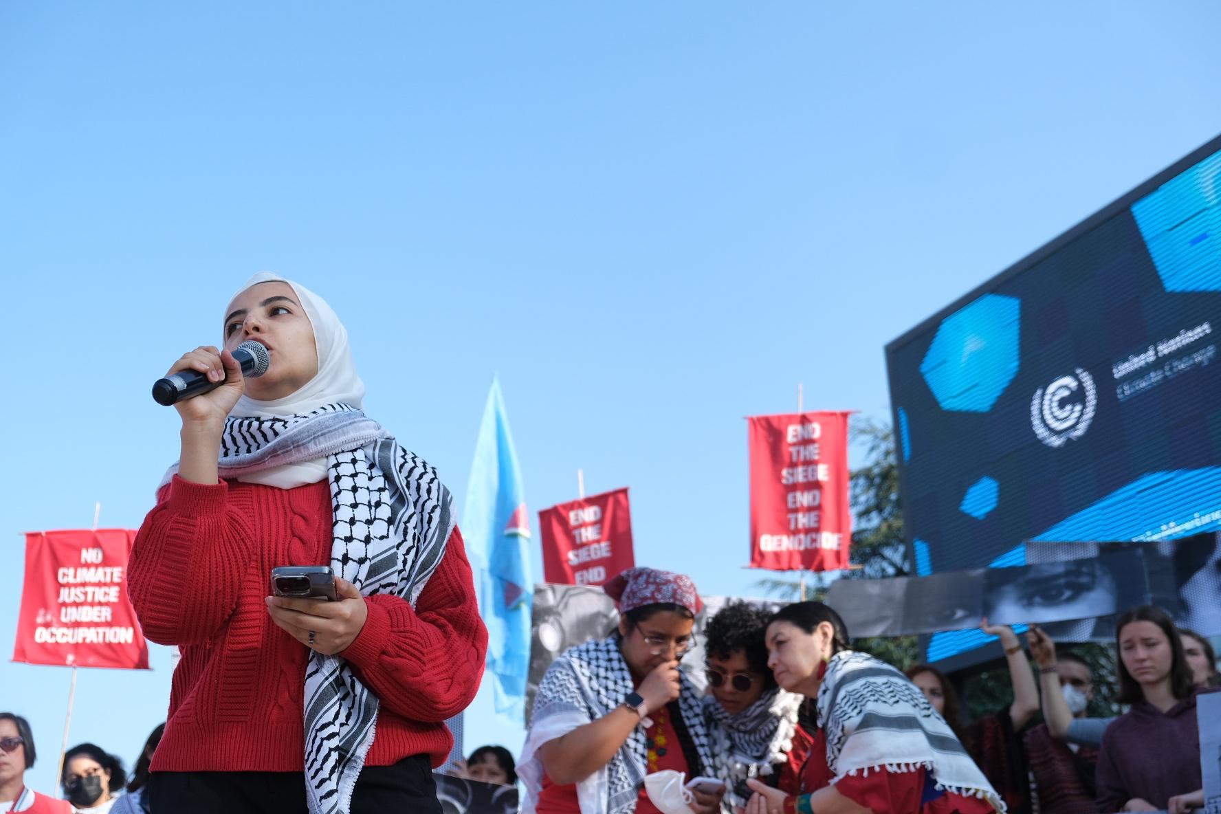 Protest, end the siege during SB62, Bonn